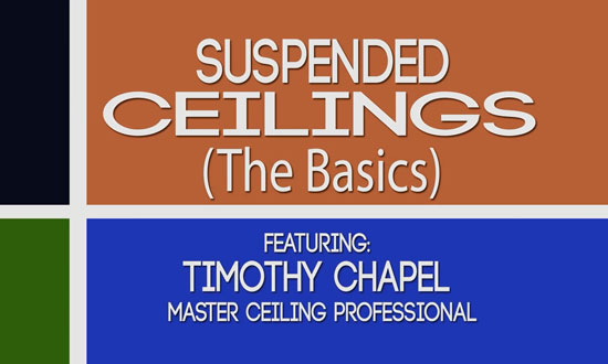 The Basics of Suspended/ Drop Ceilings