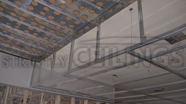 Building Vertical Drywall Ceiling Drops Suspended Ceiling