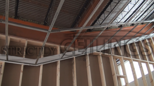 Building Vertical Drywall Ceiling Drops Suspended Ceiling