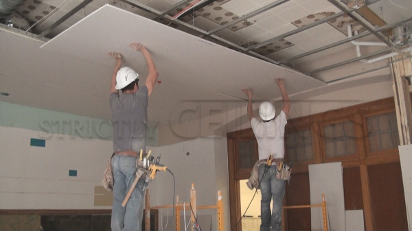 Drywall Suspended Grid Showroom Drywall Suspended Ceiling