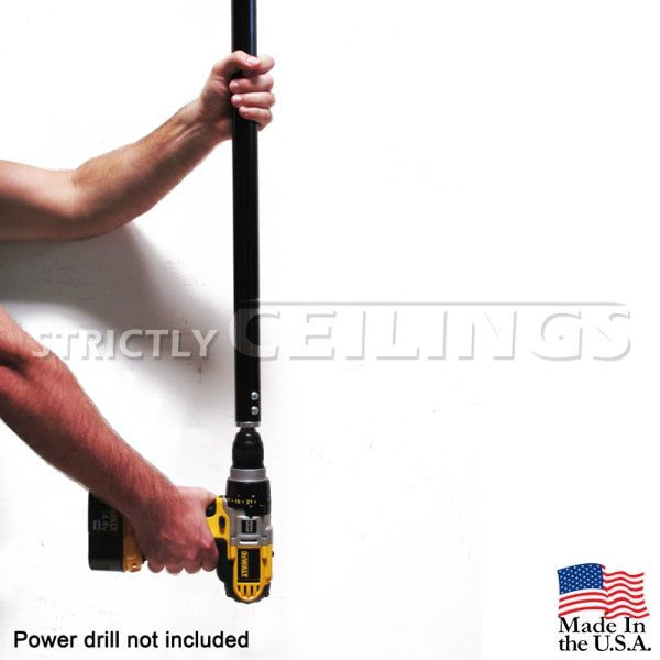 LAGMASTER 6/'-18/' extension pole LM-18 Install fasteners electrical hvac ceilings