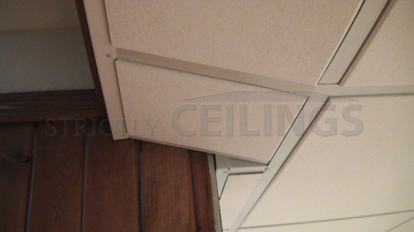 Stairwell Ceiling Slopes Showroom Pictures Of Basement