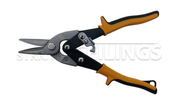 SCTS1 Standard Aviation Tin Snips For Suspended Ceiling Installation, Suspended Ceiling Installation Supplies and Repair Tools, Acoustical  Ceiling Contractor Supplies, Sheet Metal Tin Snips
