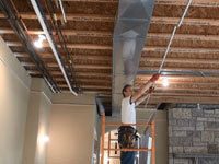 9/16" USG Centricitee Drop Ceiling Grid Installation