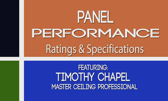 Drop Ceiling Tile Acoustical ratings